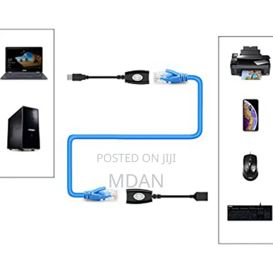 Usb Rj45 Extension Adapter Up to 150ft Length