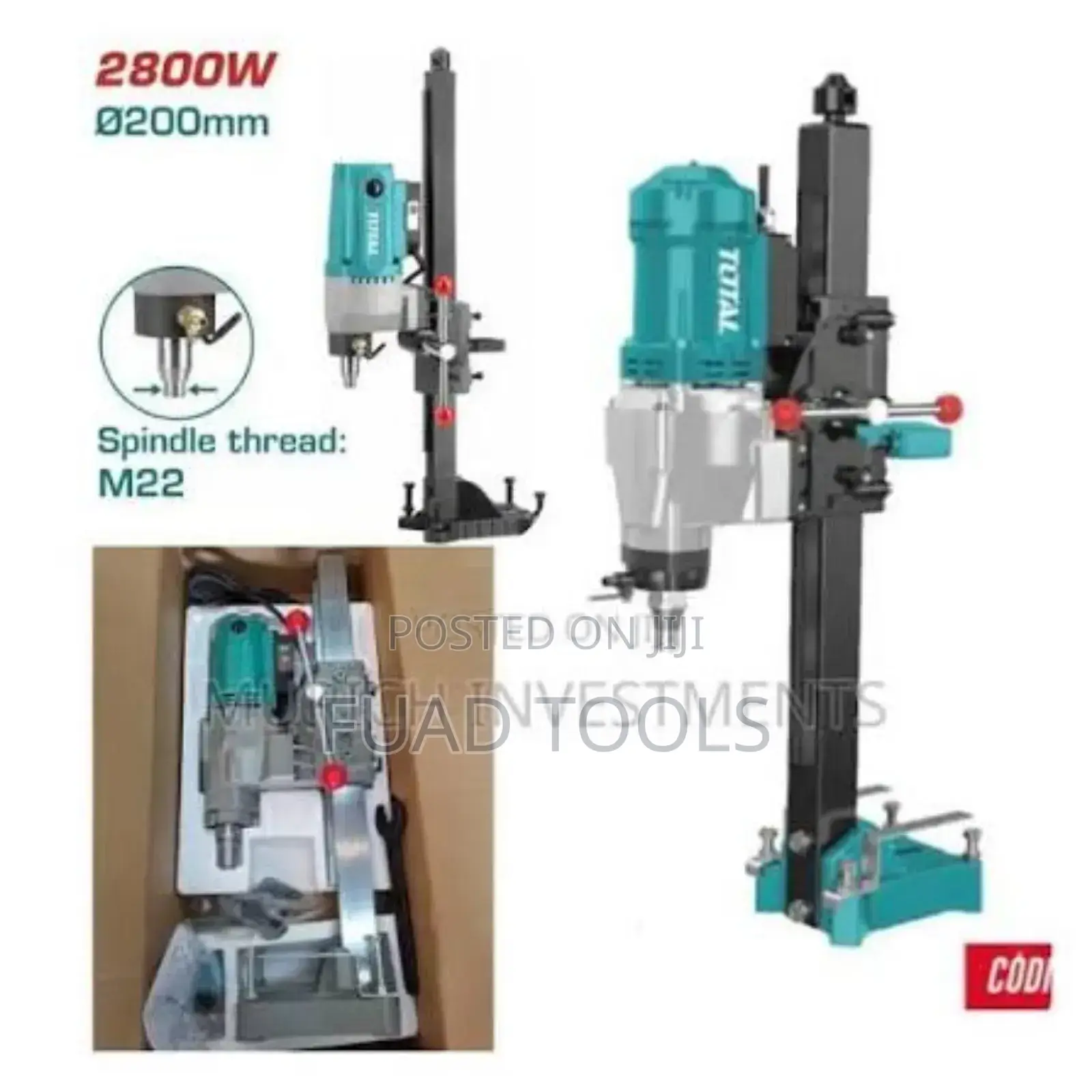 Core Drill 2800watt Total