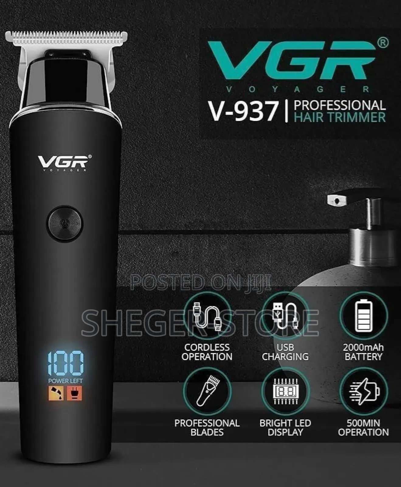 Brand New Orginal VGR v-937 Series Professional Hair Trimmer