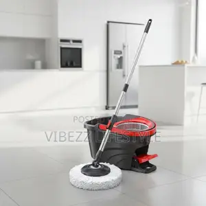 360 ° ሚሽከረከር መወልወያ Spin Mop