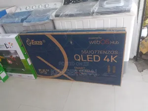 Enzo 55inch Tv Smart Android New 20 25 Model Qled Uhd