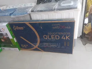 Enzo 55inch Tv Smart Android New 20 25 Model Qled Uhd