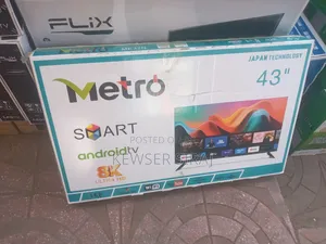 Metro 43inch Tv Smart Android Double Glass