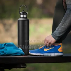 Cervo - Hans Larsen Vacuum Stainless Steel Bottle With Sports Lid