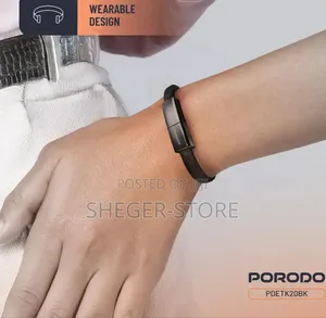 Brand New Wearable Design Porodo Usb-C to Usb-C Wristband Cable