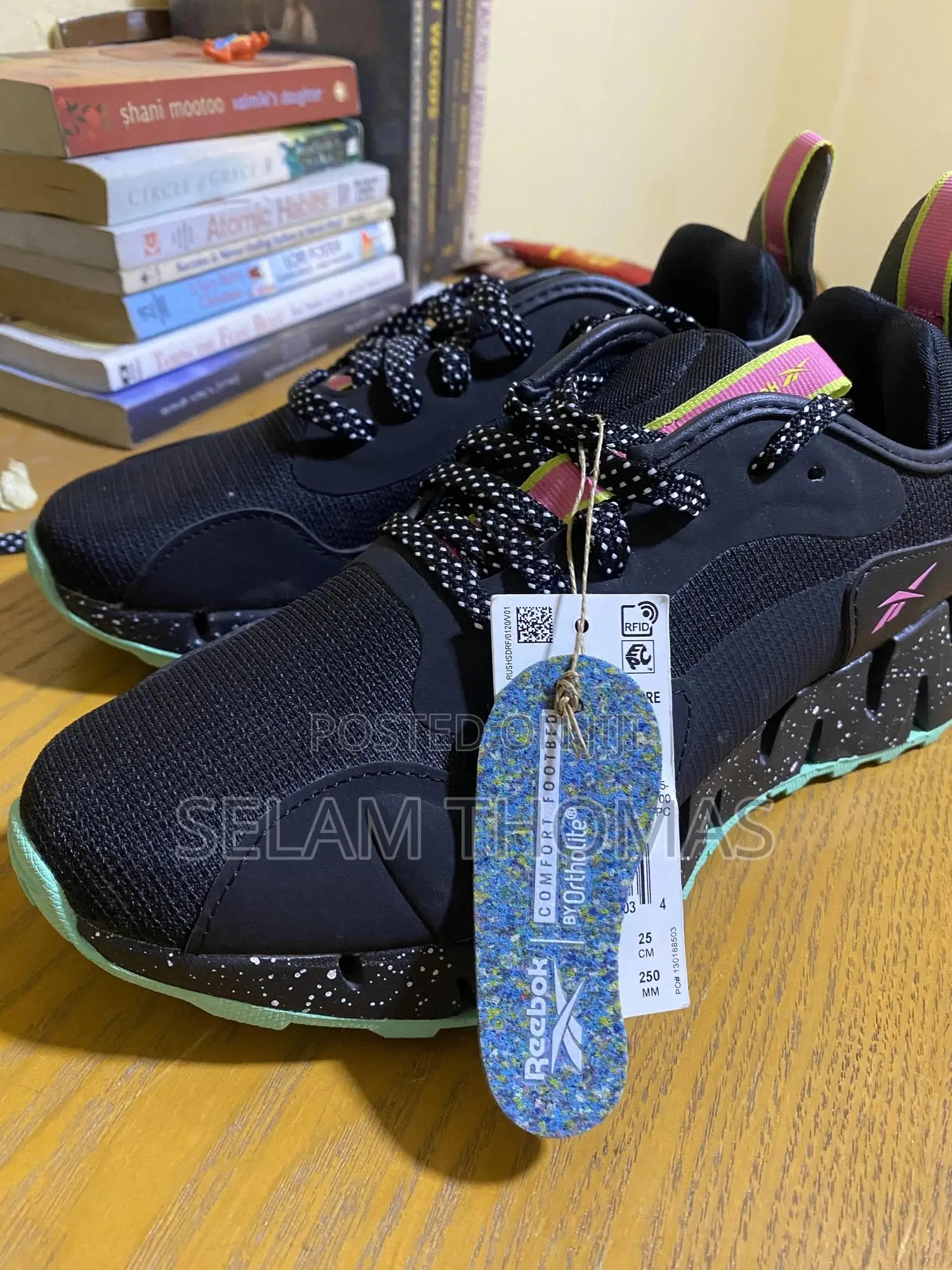 Brand New Black Reebok Sneakers