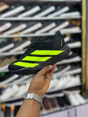 Adidas Black and Green Original Men’S Running Shoes for You