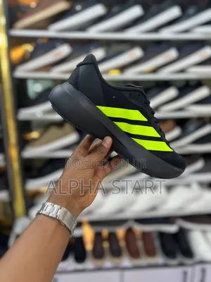 Adidas Black and Green Original Men’S Running Shoes for You