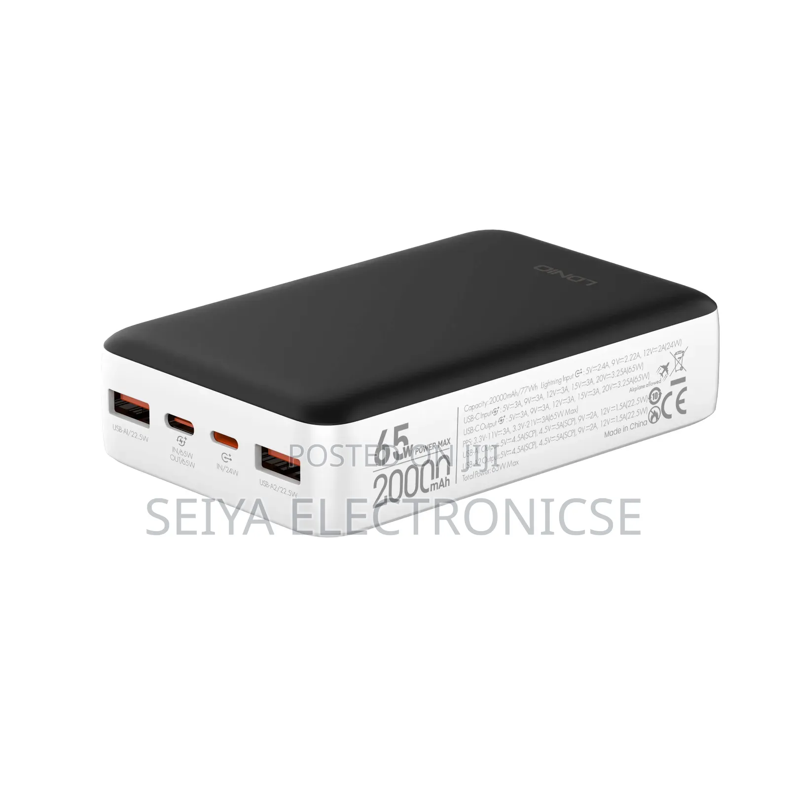 Ldnio Power Bank 20,000mah Magnetic Power Banks Laptop Charging