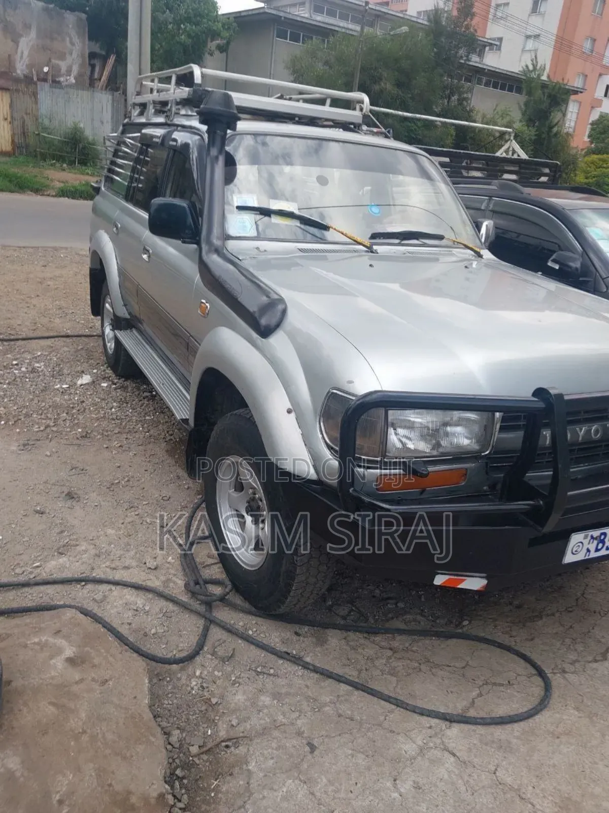 Toyota Land Cruiser 90 1997 Silver