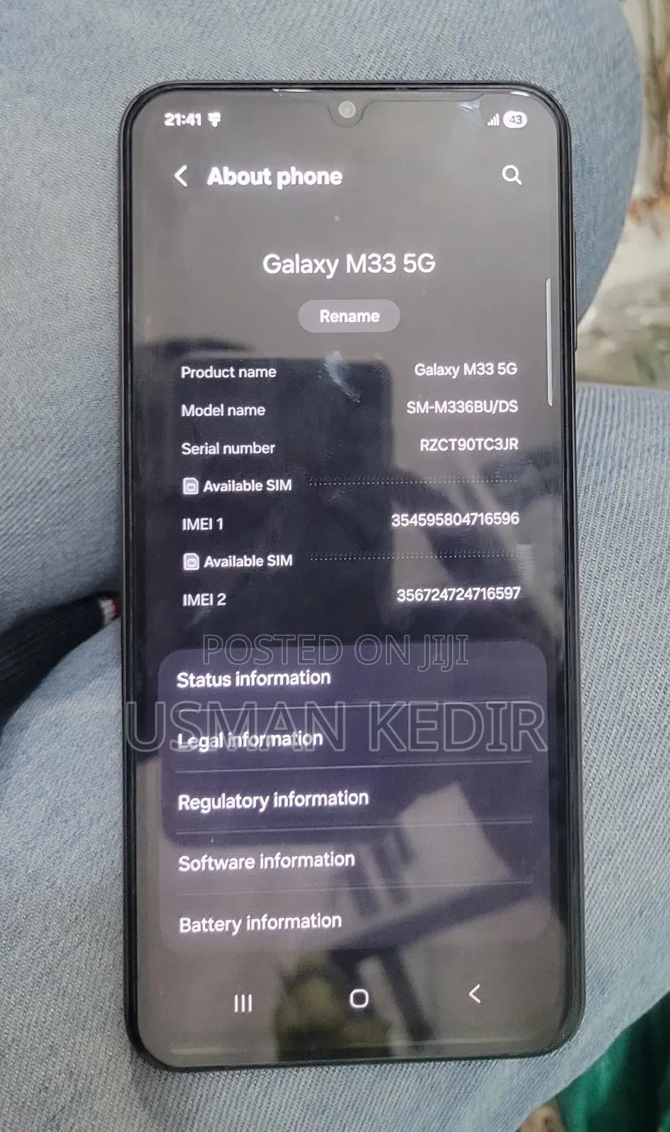 Samsung Galaxy M33 5G 128 GB Gold