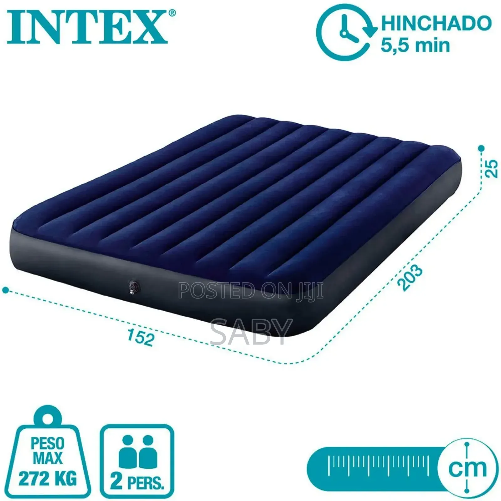 Intex Inflatable Mattress! For One Person