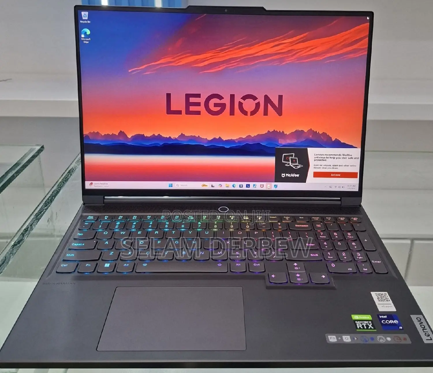 New Laptop Lenovo Legion Slim 5 16GB Intel Core i9 SSD 1T