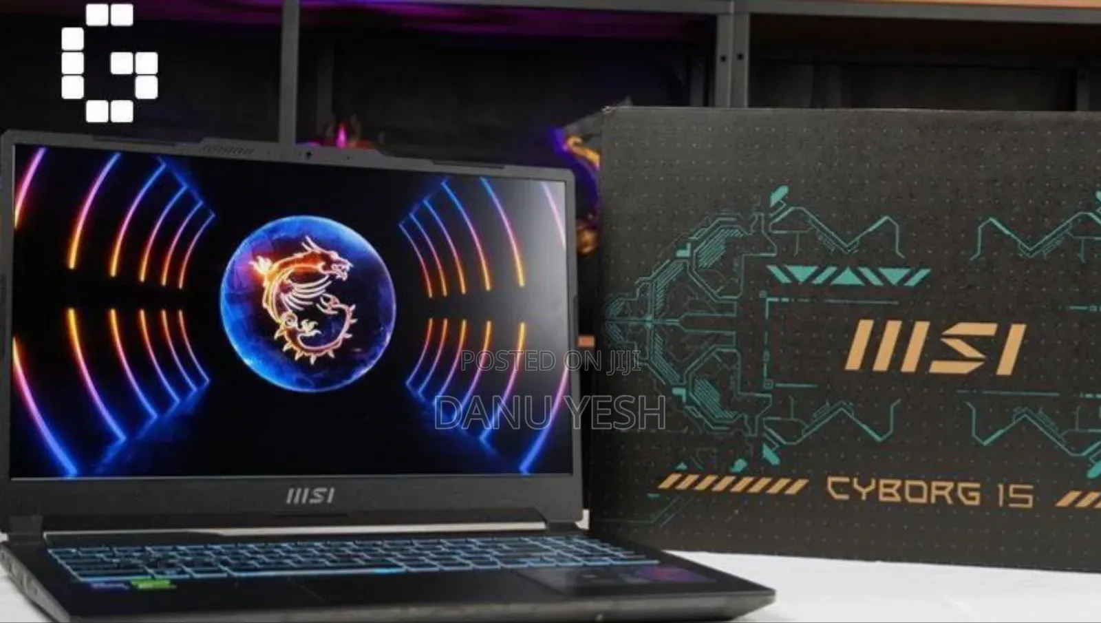 New Laptop MSI Cyborg 15 16GB Intel Core i7 SSD 1T