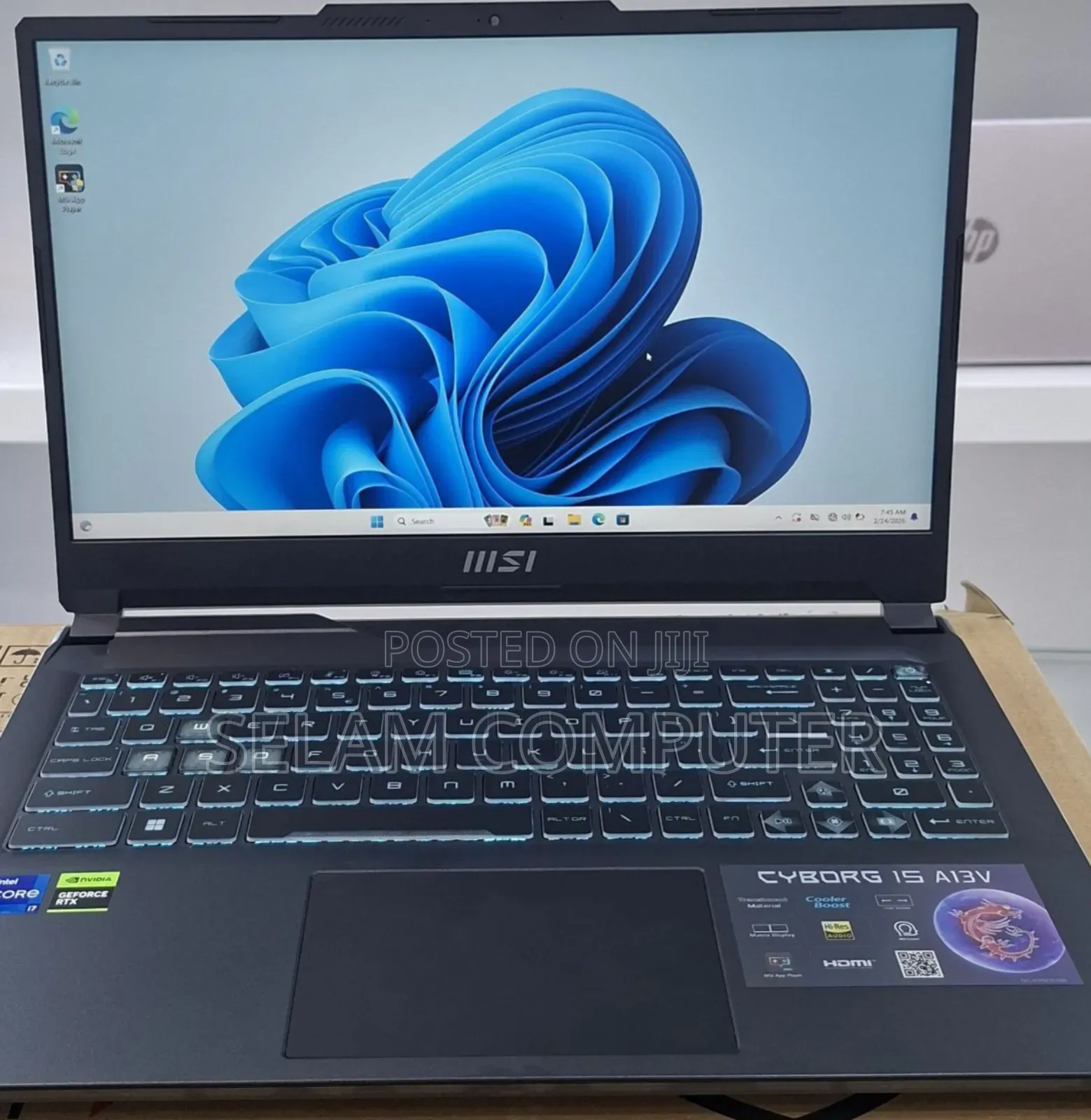 New Laptop MSI Pulse GL66 16GB Intel Core i7 SSD 1T