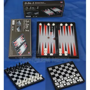 3 in 1 Magnetic Game Set