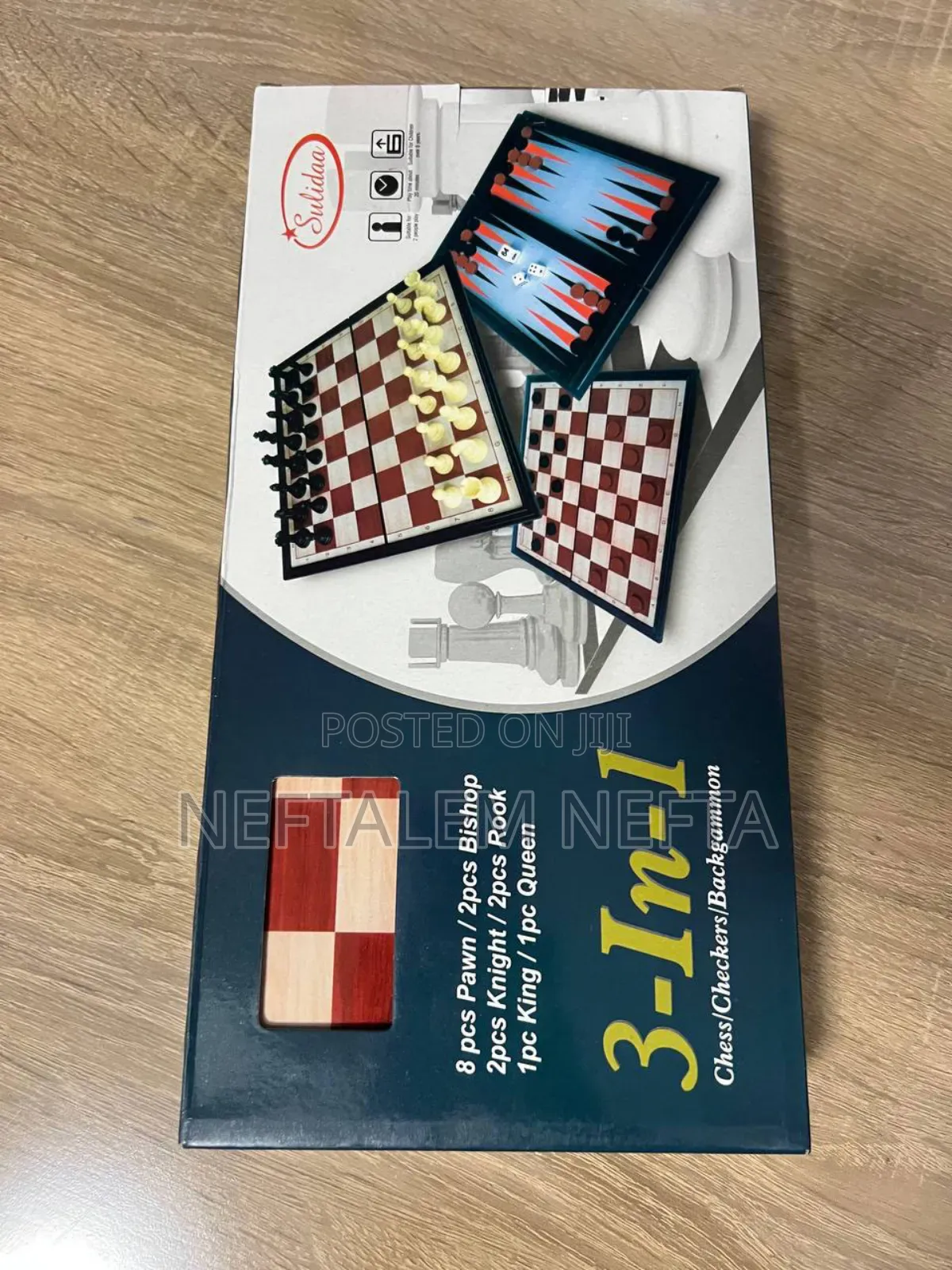 3 in 1 Magnetic Game Set