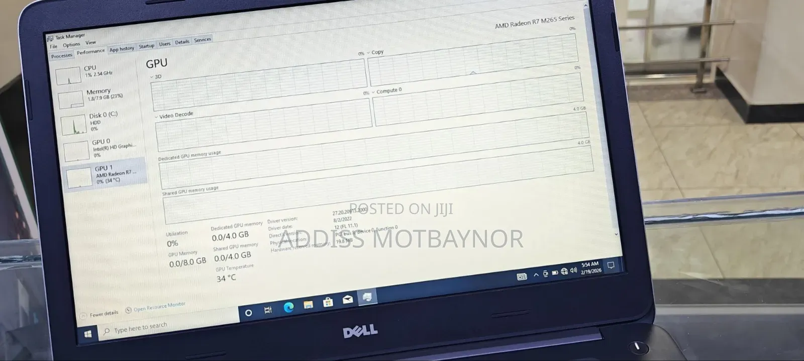 New Laptop Dell XPS 15 8GB Intel Core i7 HDD 1T