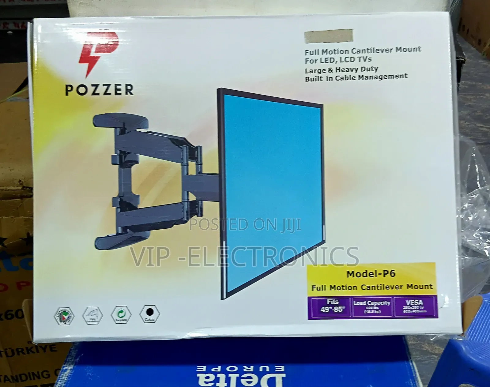 Pozzer Wall Mount 49 85 Inch Flexible Original Tv Wall Mount