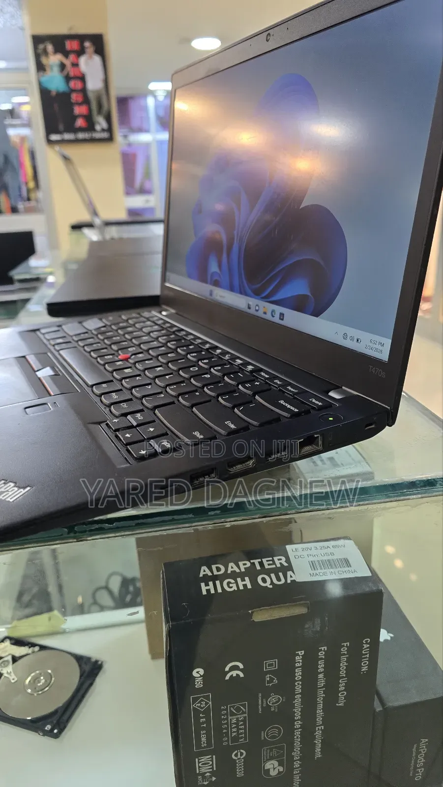 New Laptop Lenovo ThinkPad T470s 8GB Intel Core i5 SSD 512GB