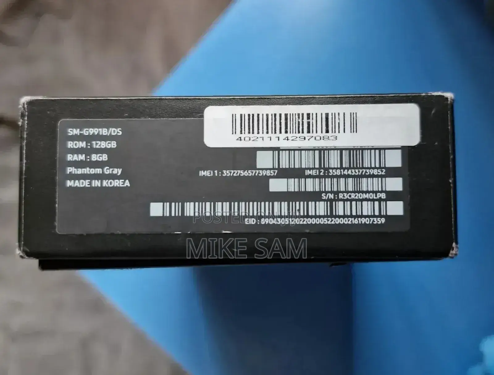 New Samsung Galaxy S21 5G 128 GB Gray