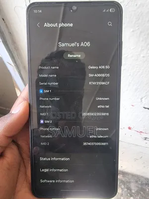 New Samsung Galaxy A06 128 GB Black