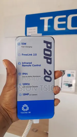 New Tecno Pop 20 64 GB Black