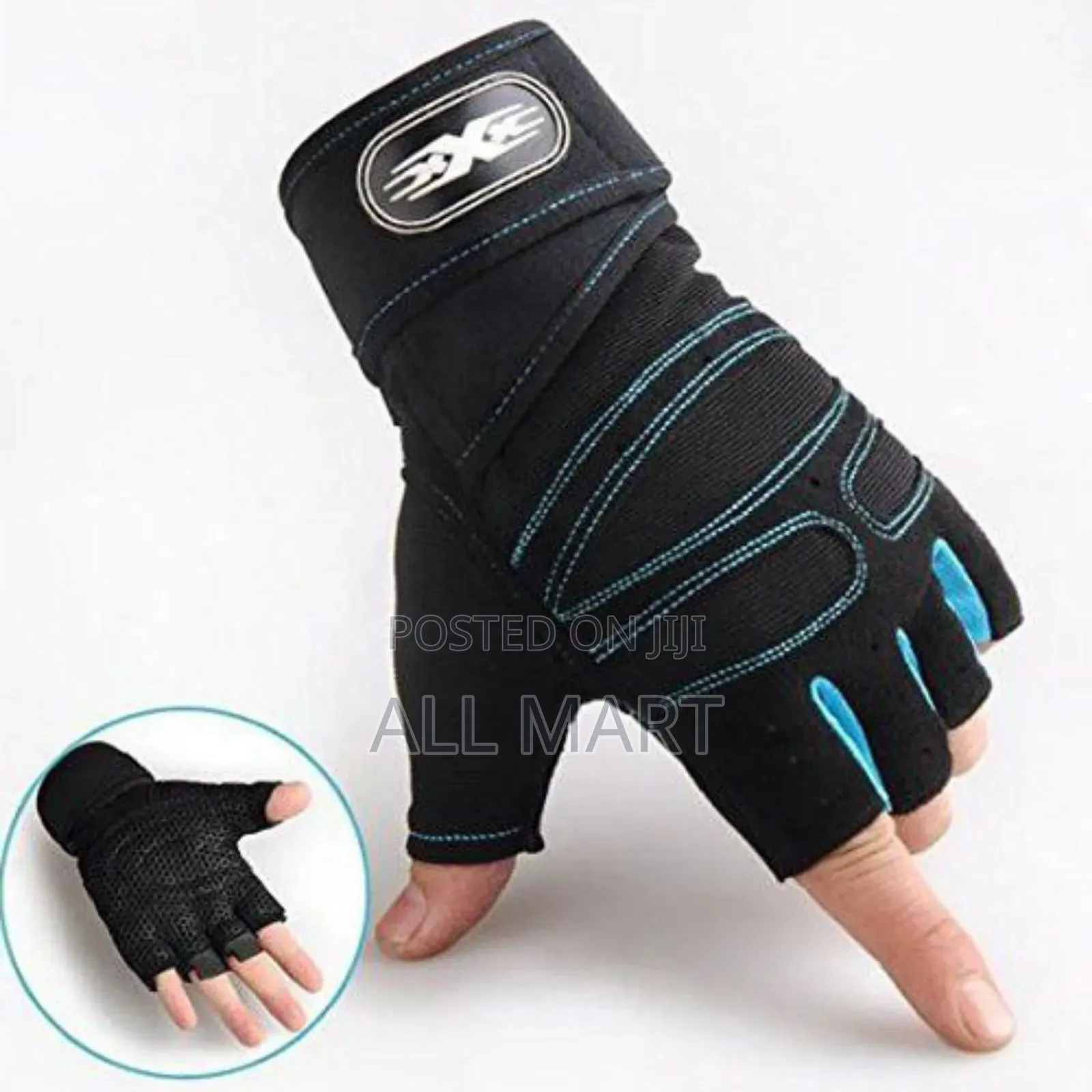 1pair Unisex Gym Training Gloves