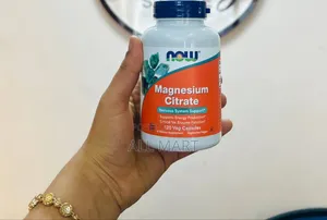 Now Magnesium Citrate (120 Veg Capsules)
