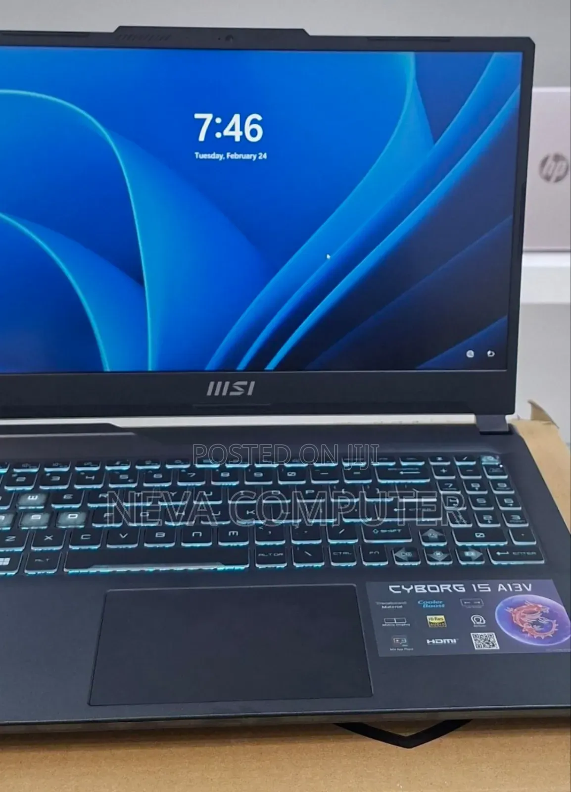 New Laptop MSI Cyborg 15 16GB Intel Core i7 SSD 1T