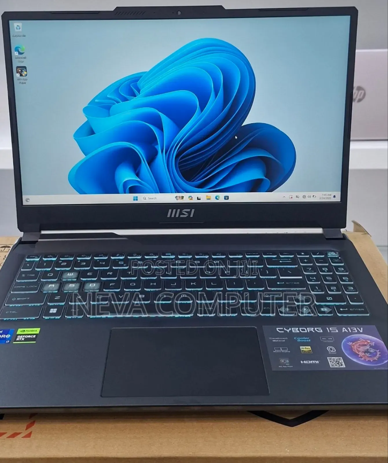 New Laptop MSI Cyborg 15 16GB Intel Core i7 SSD 1T