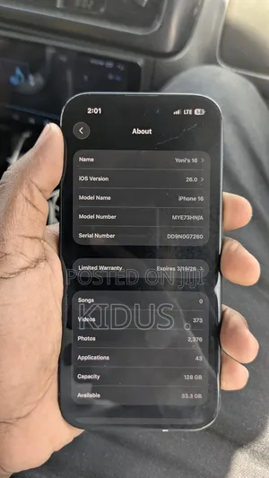 Apple iPhone 16 128 GB Black