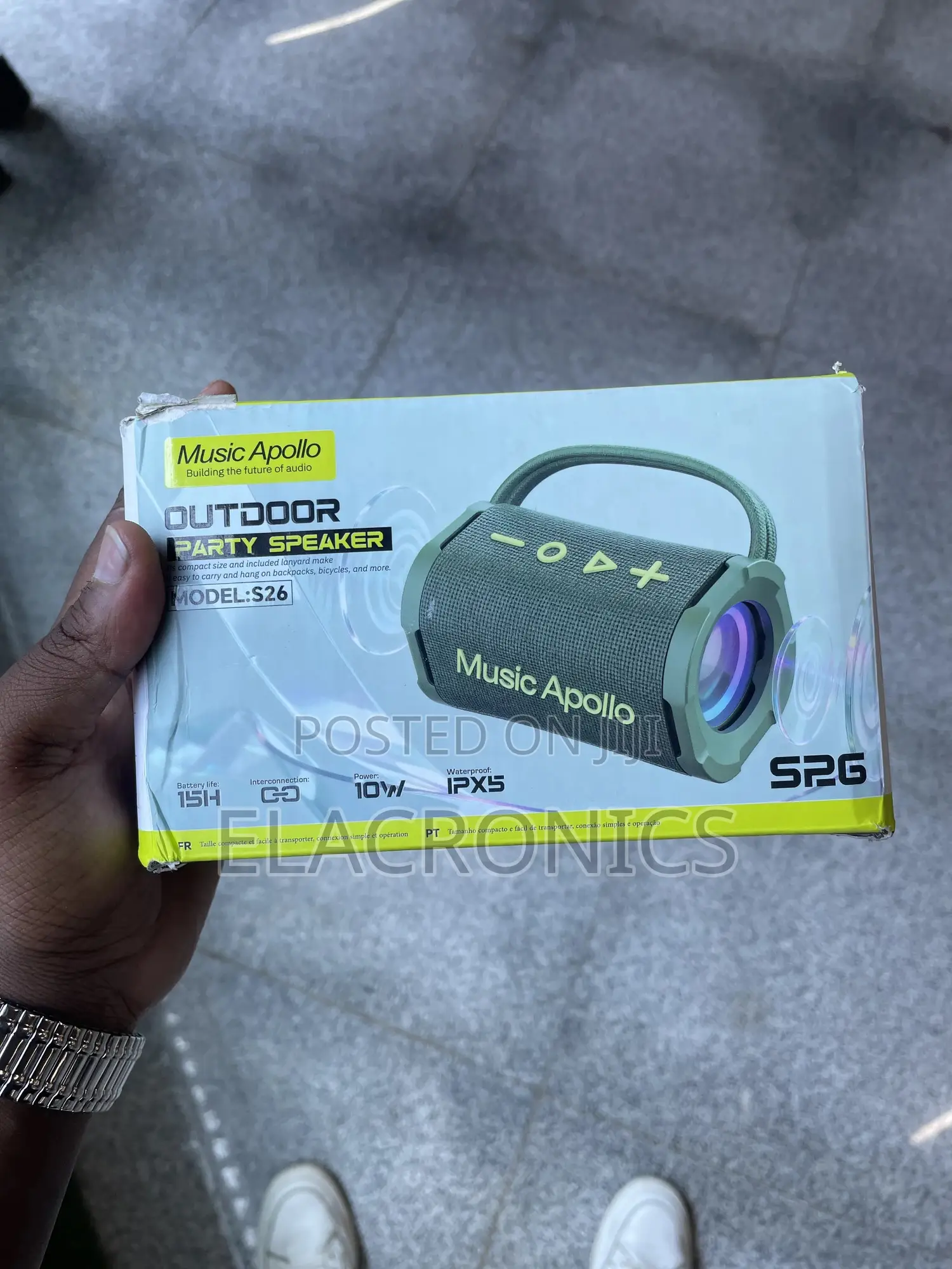 Waterproof Bluetooth Speaker (Ipx5) - Music Apollo S26
