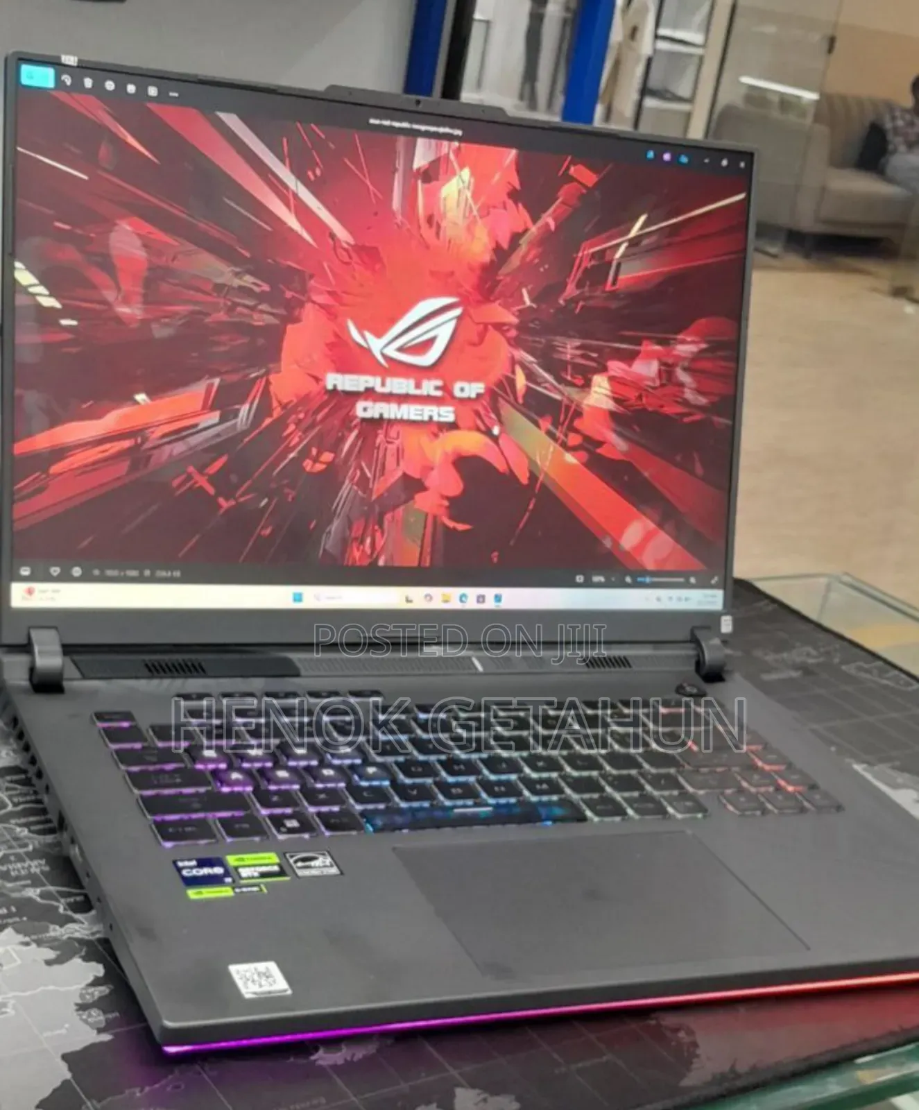 New Laptop Asus ROG Strix G15 16GB Intel Core i9 SSD 1T