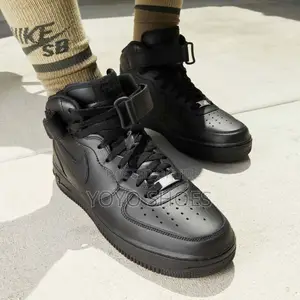 New Arrivall Nike Air Force 1 ’’Triple Black’'boots