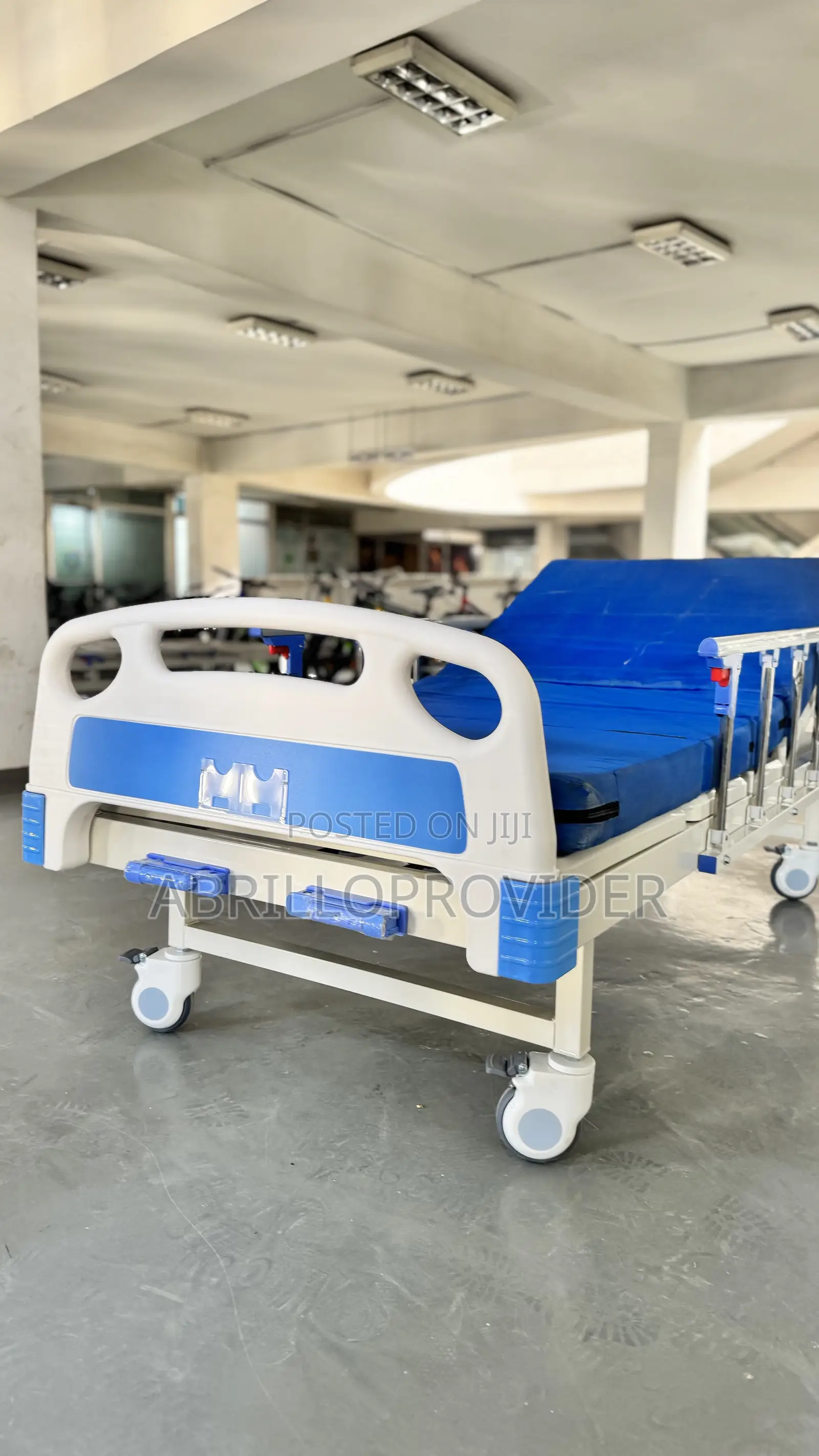 2 Functions Manual Fowler Hospital Bed With Al Side Rail