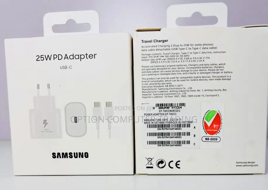 Samsung 25w Pd Fast Charging Adapter