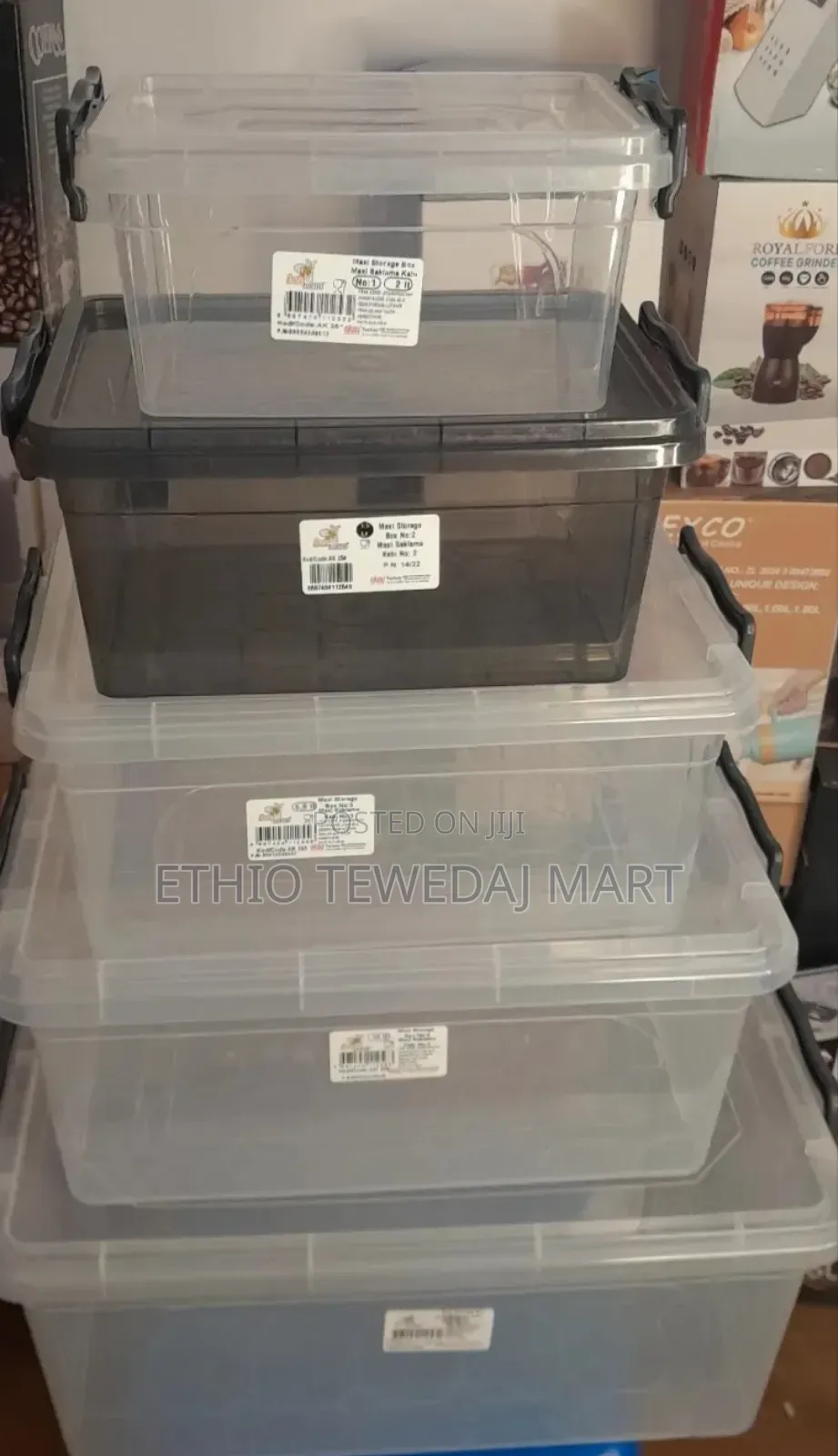 Plastic Maxi Storage Box || የፍሬጅ አስቤዛ ማስቀመጫ