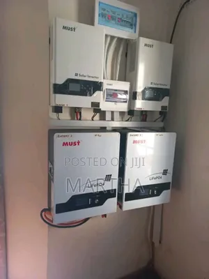 Inverter, Lithium Ion Battery and Solar Panel