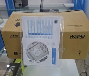 Brand New Epson Projector Model: Eb-E10 With Cartoon