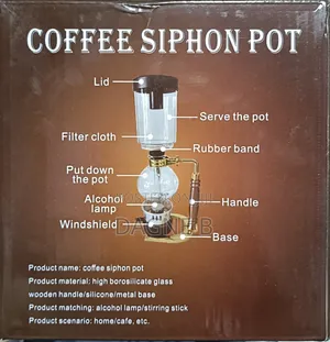 Vacuum Siphon Coffee Maker የቡና Steam ማፍያ