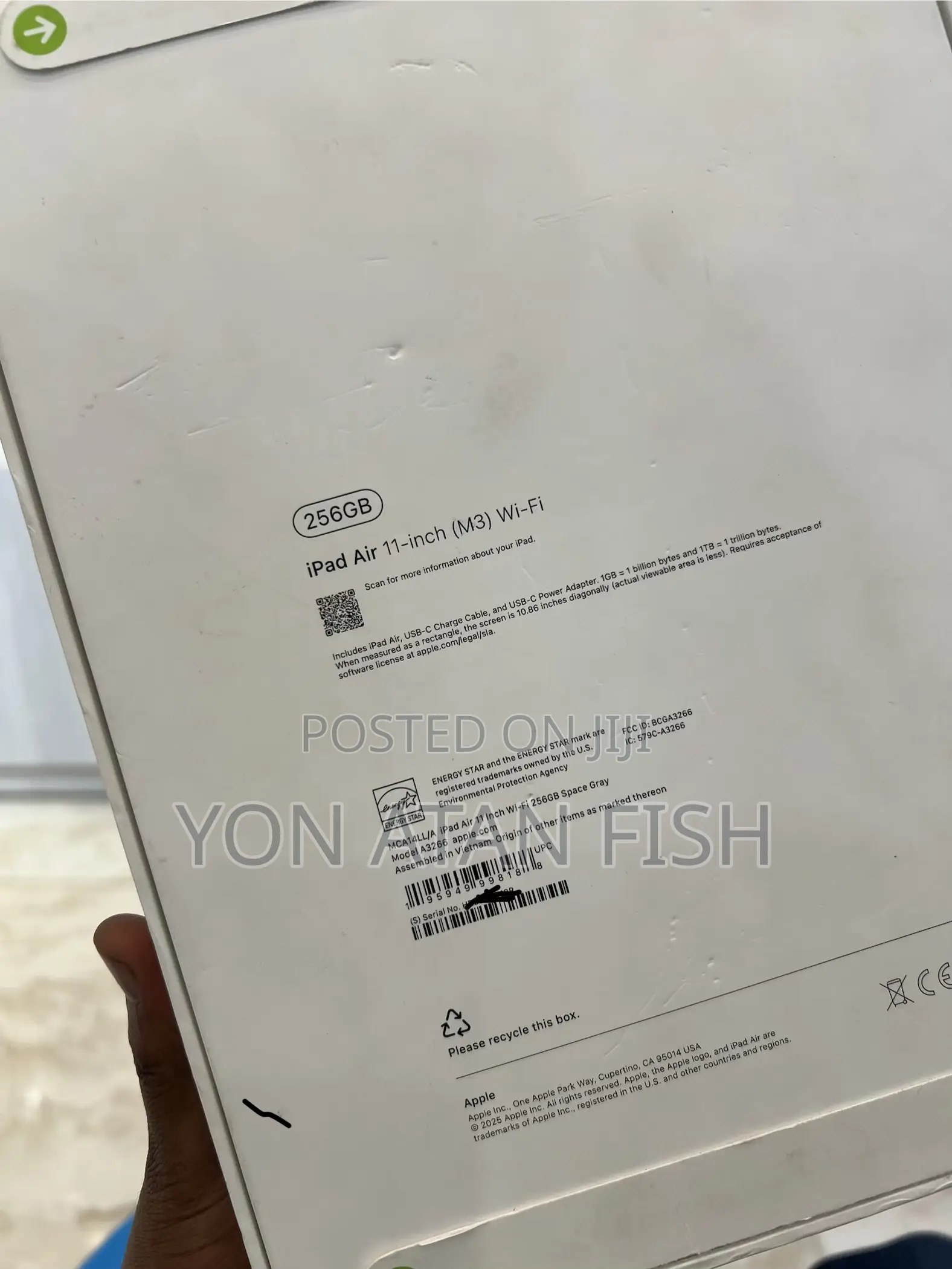 New Apple iPad Air 11 (2024) 256 GB Gray