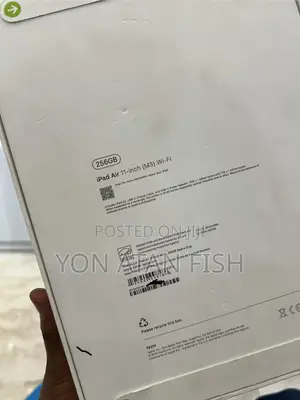 New Apple iPad Air 11 (2024) 256 GB Gray