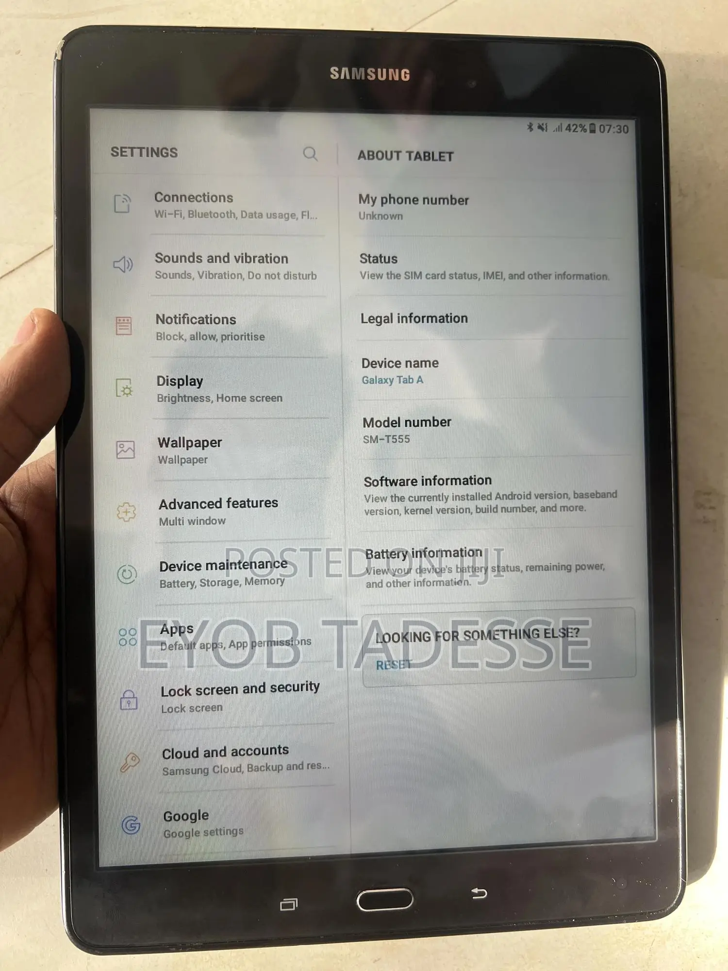 Samsung Galaxy Tab Active 16 GB Black