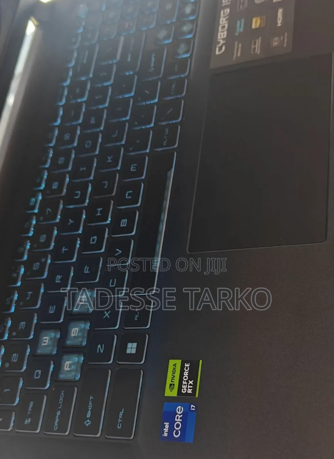 New Laptop MSI Cyborg 15 16GB Intel Core i7 SSD 1T