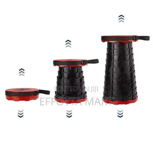 Portable Travel Retractable Stool Chair ተጣጣፊ ወንበር