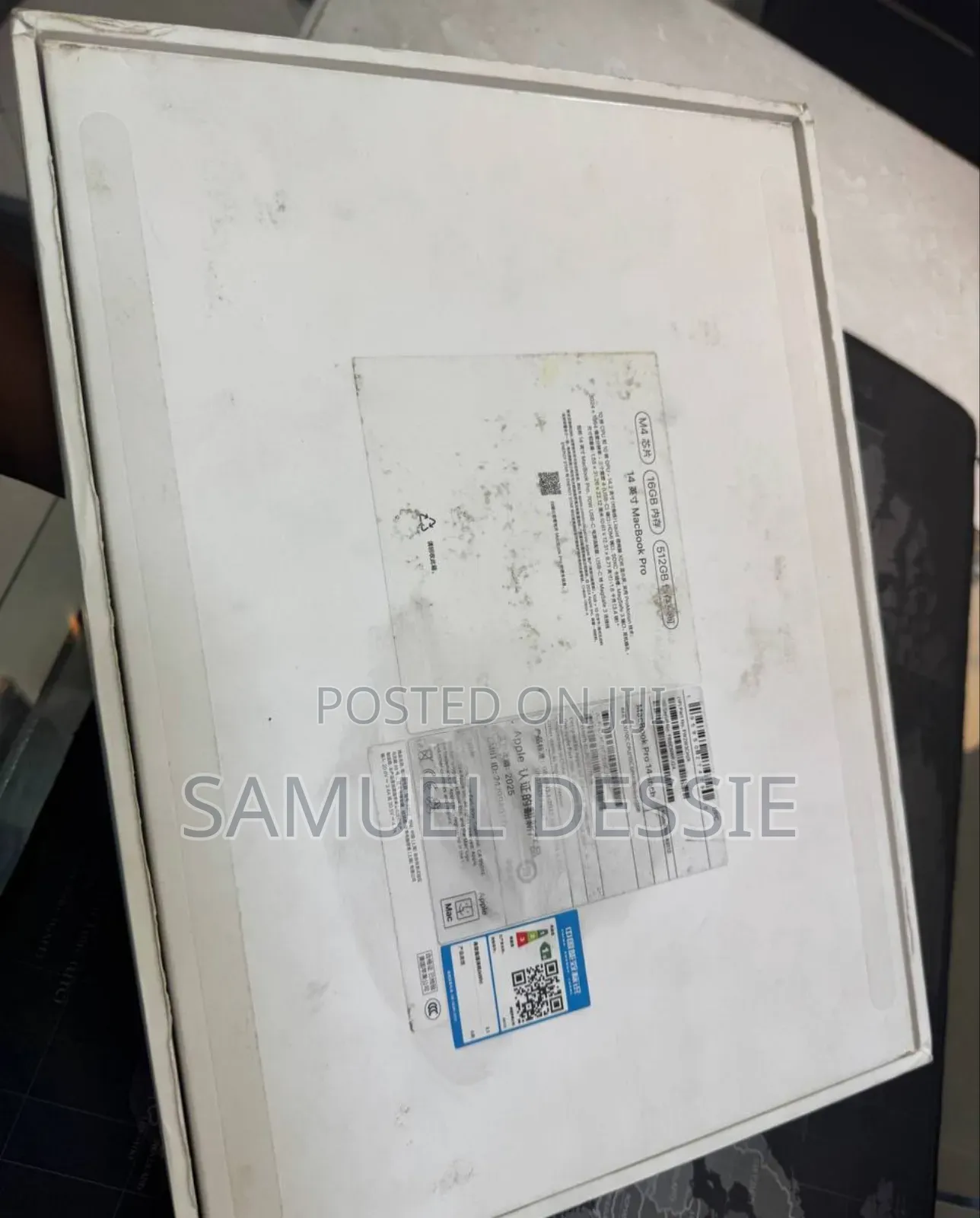 New Laptop Apple MacBook Pro 2024 M4 14-inch 16GB Apple M4 SSD 512GB