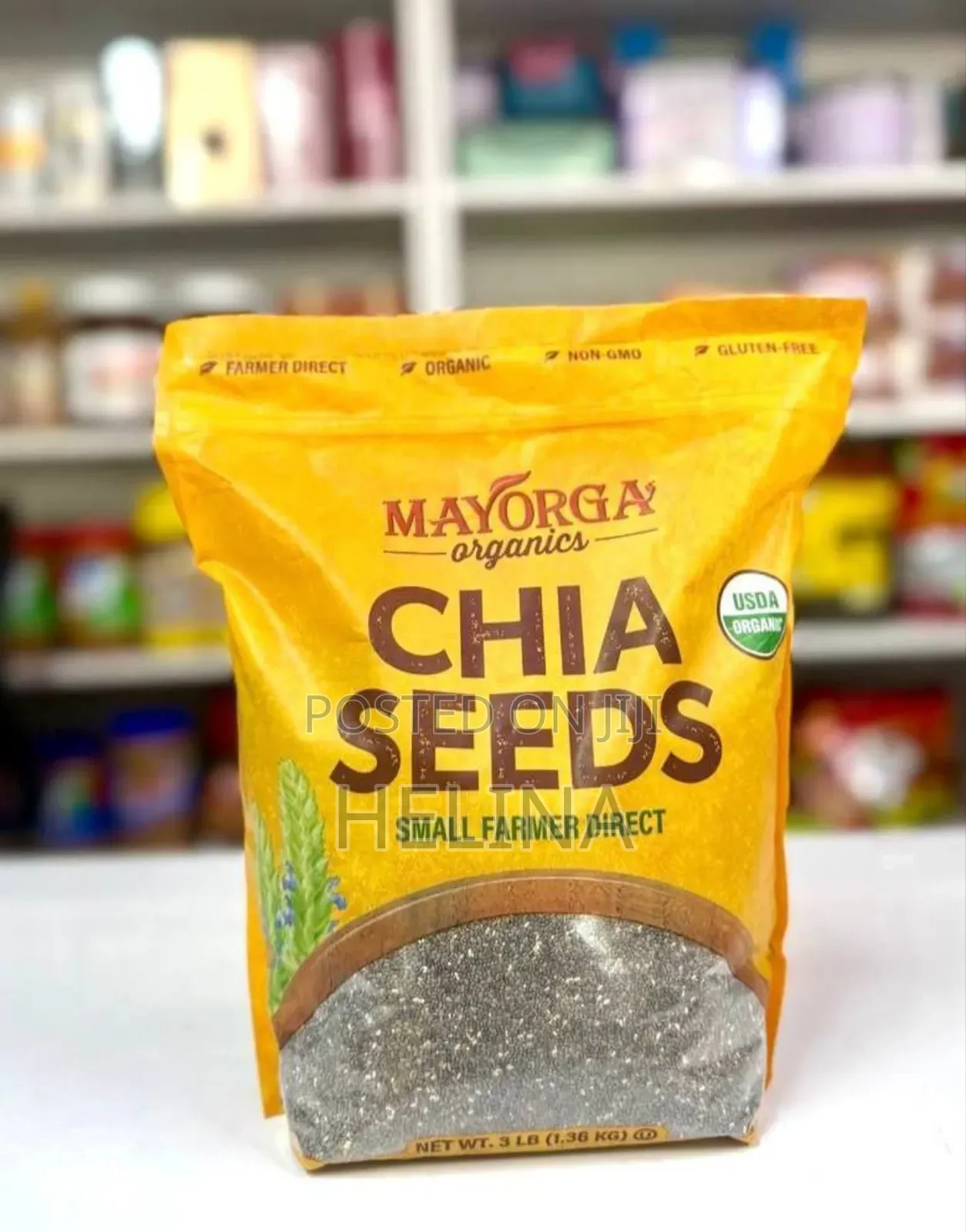 100% Pure Chia Seeds Farmer Direct 1.36 Kg Original From Usa