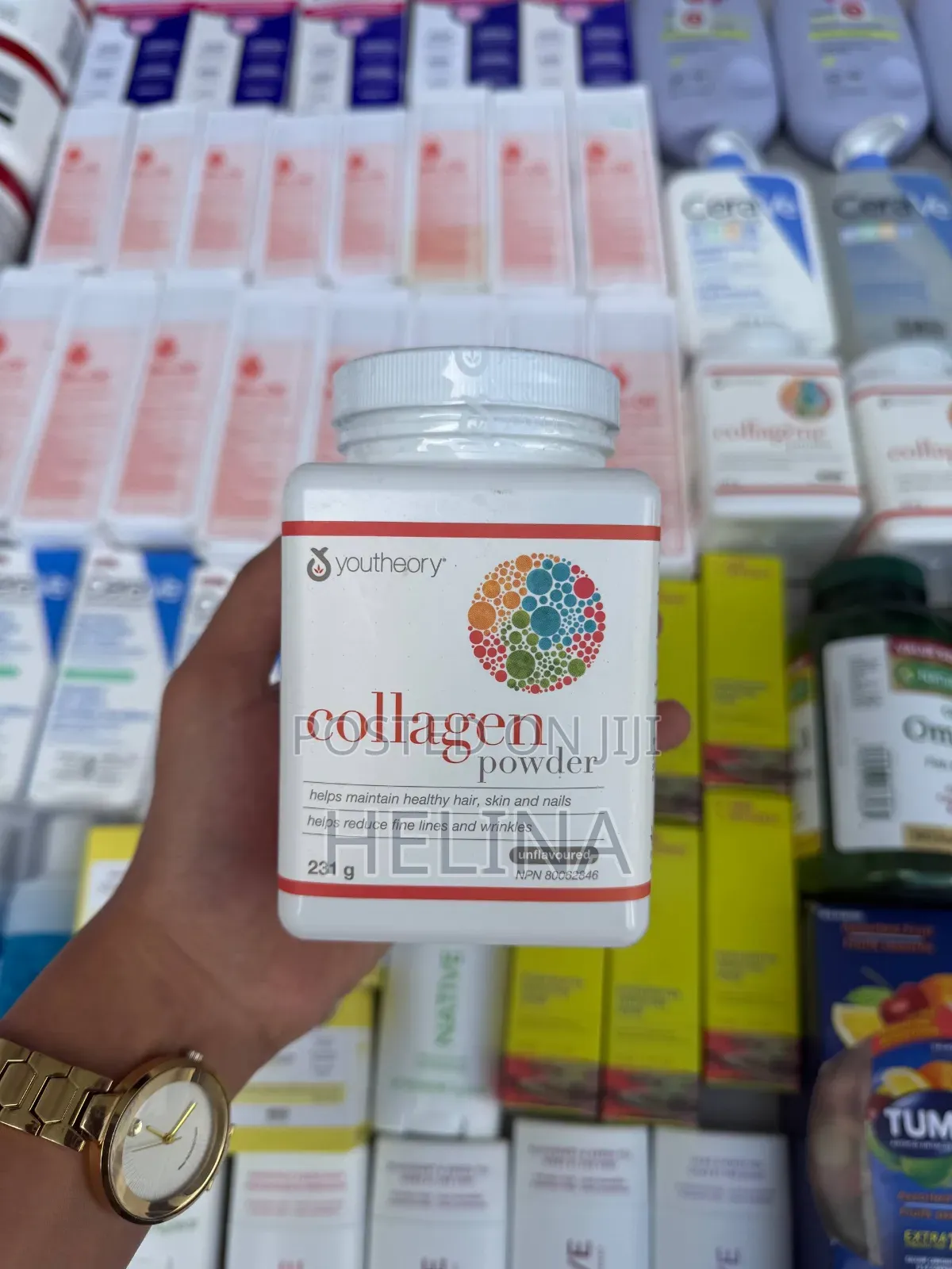 Reduces Fine Lines and Wrinkles the Youtheory Collagen Powder 231g