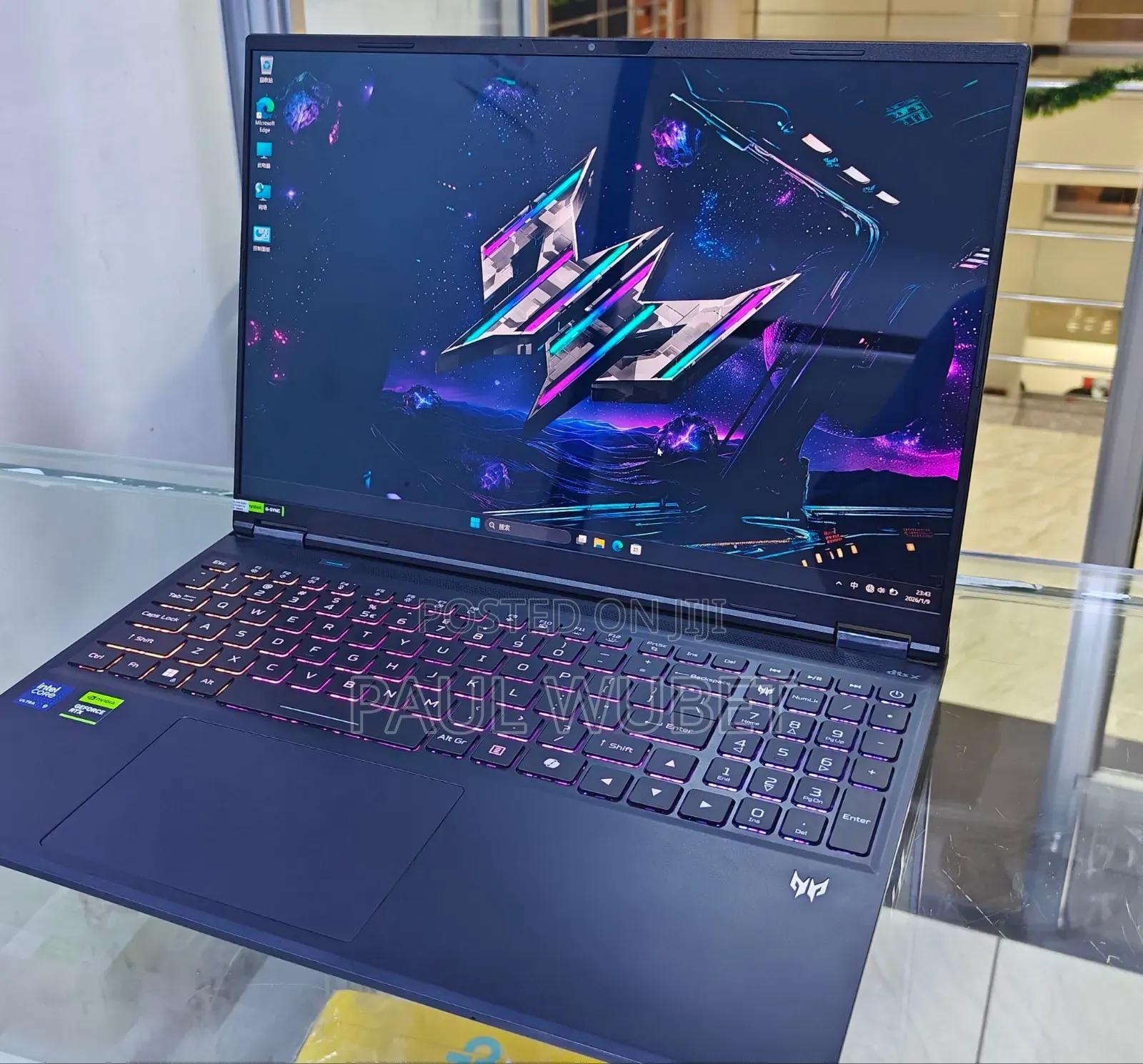 New Laptop Acer Predator Helios Neo 16 16GB Intel Core Ultra 9 SSD 1T